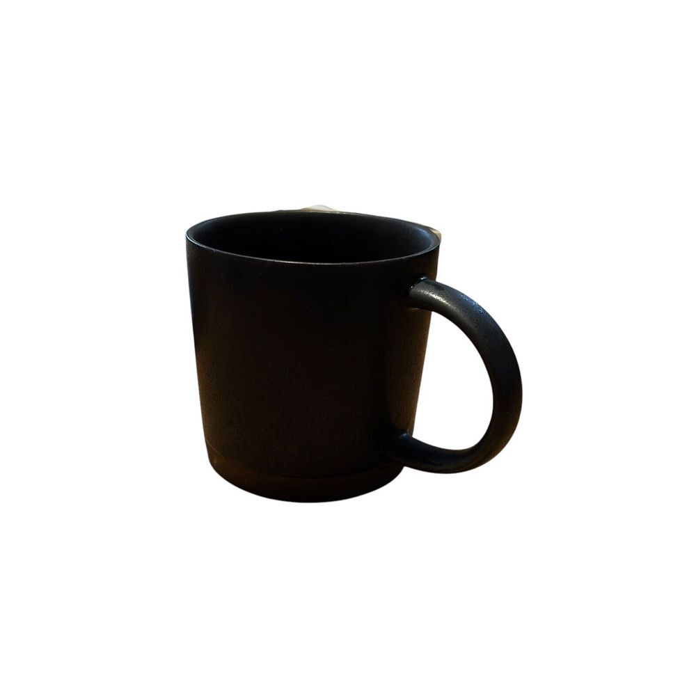 CB2 Crate & Barrel Valley Matte Coffee Tea Cup Mug Black - Picture 2 of 6